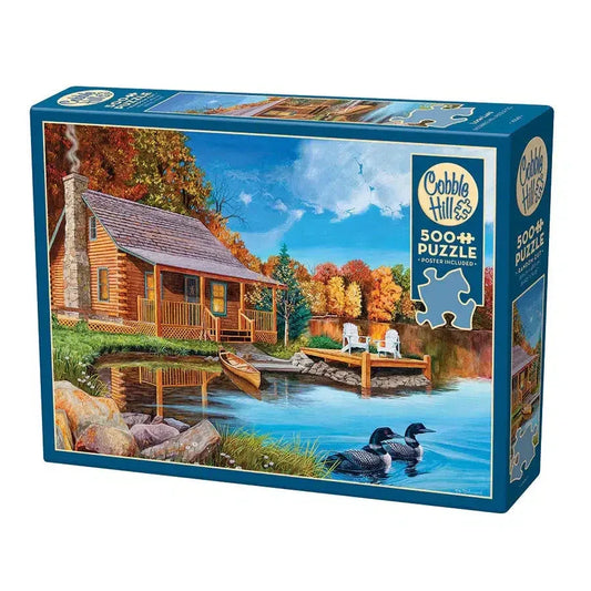 Loon Lake 500 Piece Jigsaw Puzzle Cobble Hill - BIG FRENCHIES