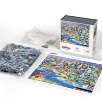 Los Angeles 500 Piece Jigsaw Puzzle Boardwalk