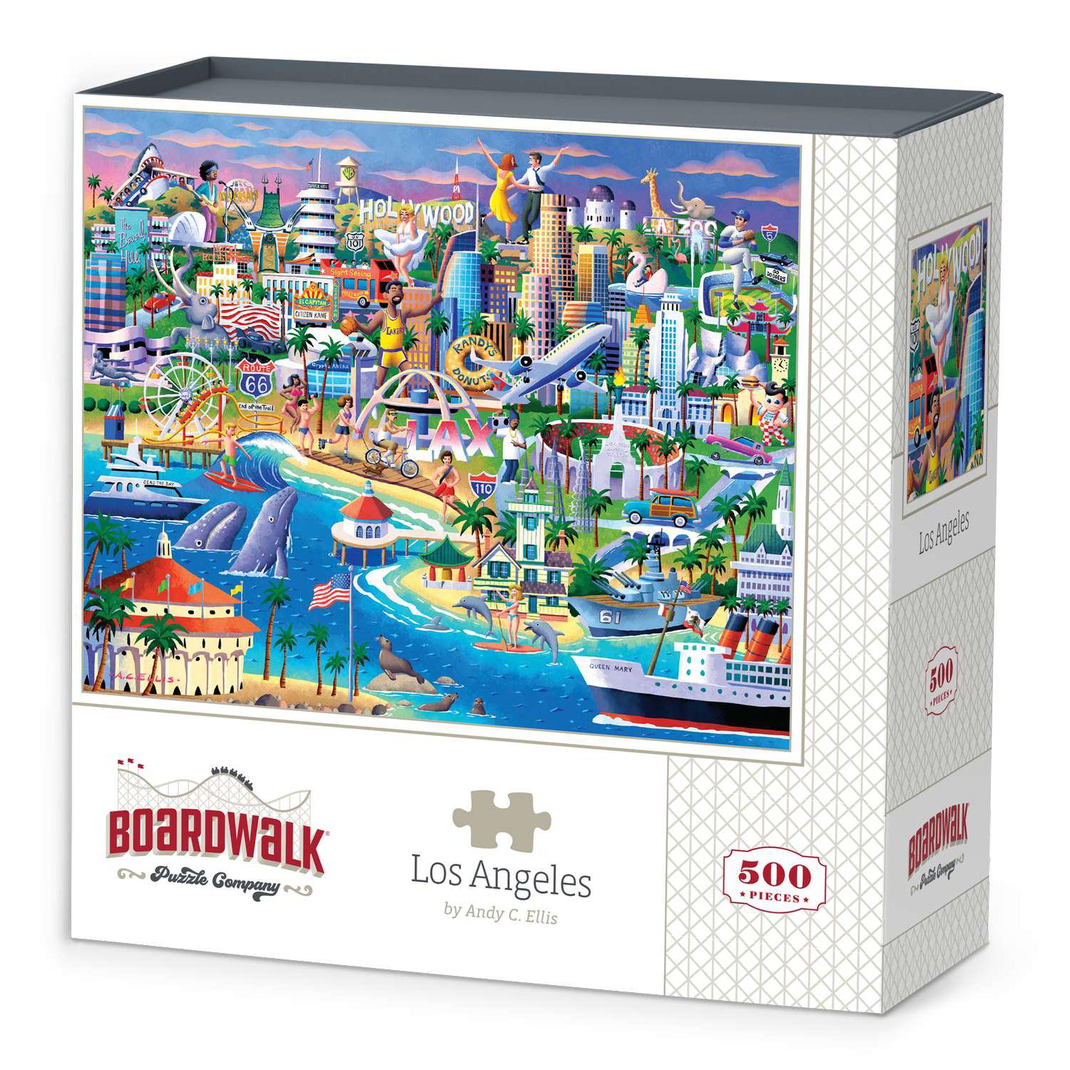 Los Angeles 500 Piece Jigsaw Puzzle Boardwalk