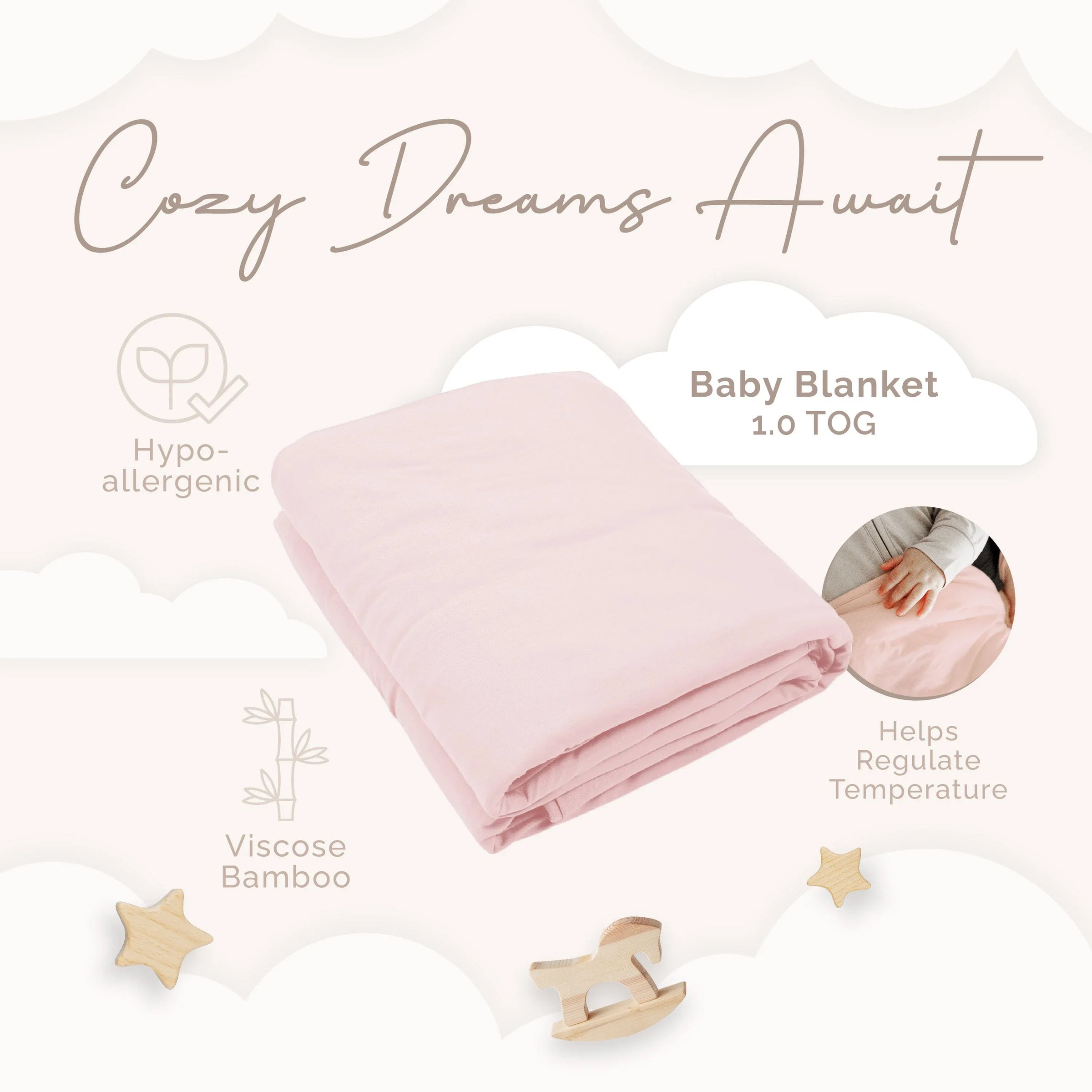 Baby Blanket 1.0 TOG - BIG FRENCHIES