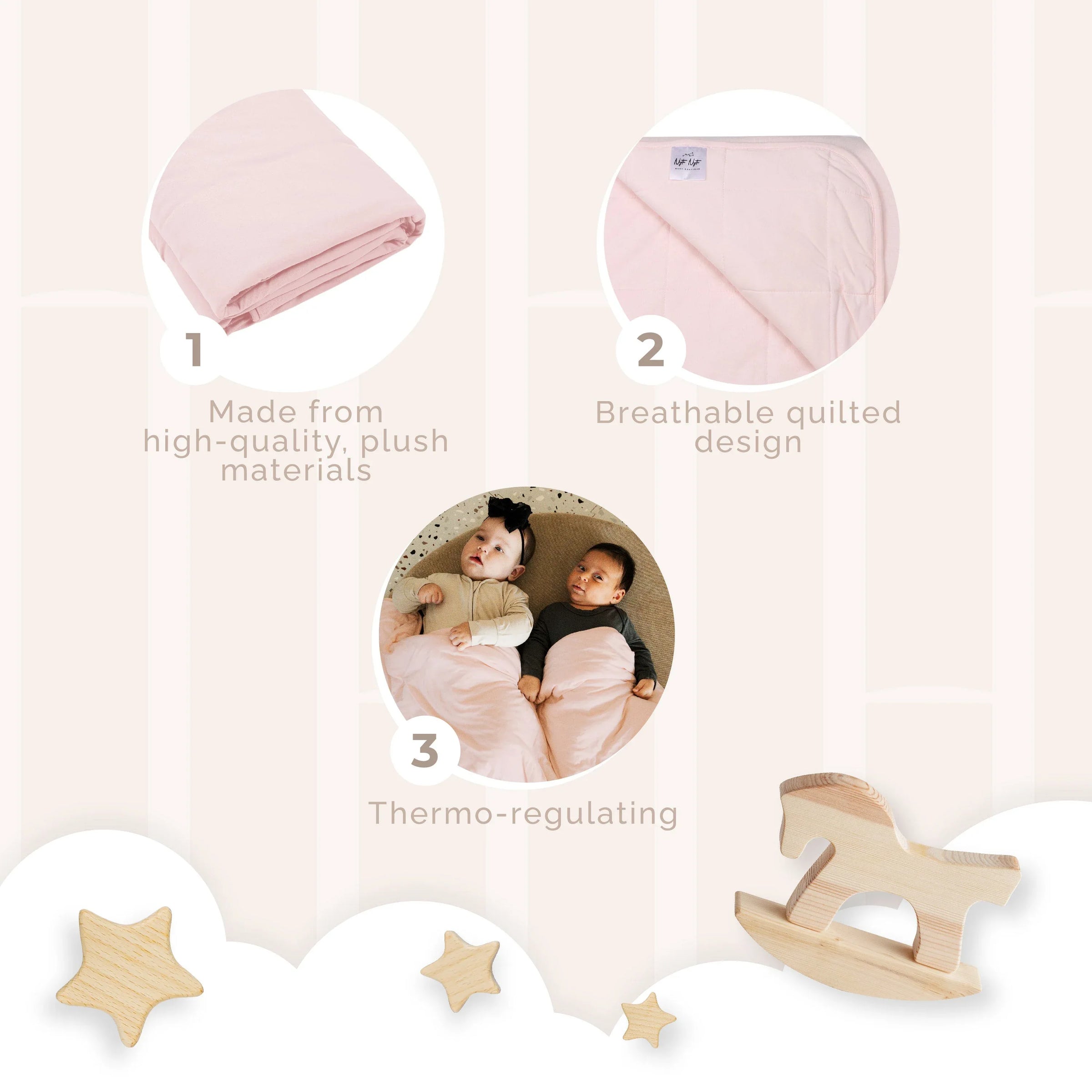 Baby Blanket 1.0 TOG - BIG FRENCHIES