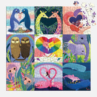 Love in the Wild 500 Piece Jigsaw Puzzle Mudpuppy