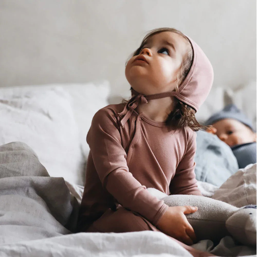 The Snap Romper - Rosewood - BIG FRENCHIES