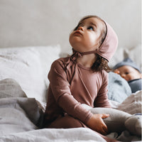 The Snap Romper - Rosewood