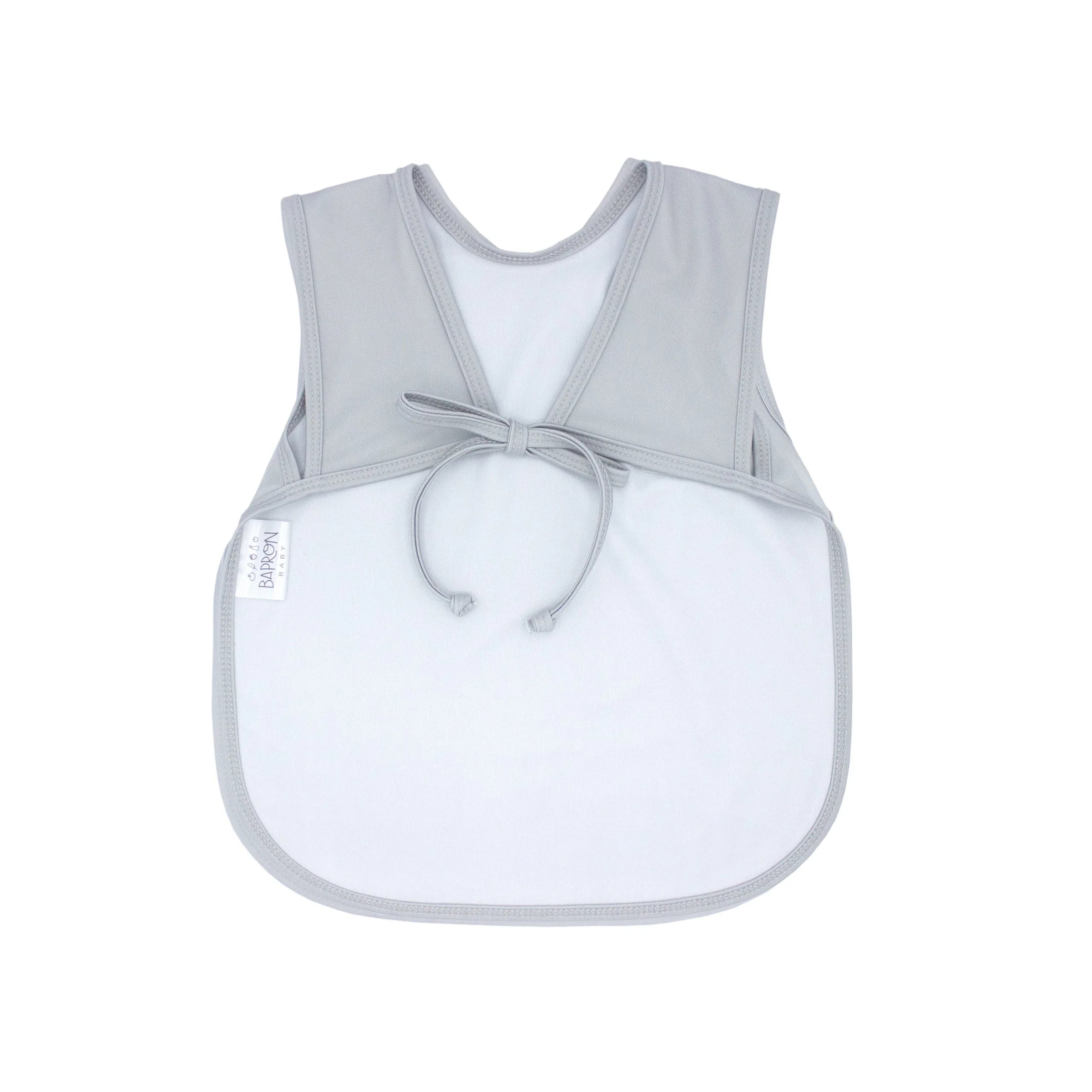Solid Light Gray Minimalist Bapron - BIG FRENCHIES
