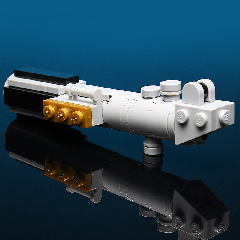 Luke's Blue Lightsaber Building Kit made using LEGO parts - B3 Customs-Custom LEGO Kit-BIG FRENCHIES-B3 Customs