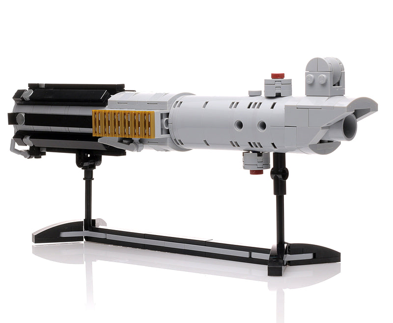 Luke Skywalker's A New Hope Lightsaber w/ Stand made using LEGO parts (Life-Size)-Custom LEGO Kit-BIG FRENCHIES-B3 Customs