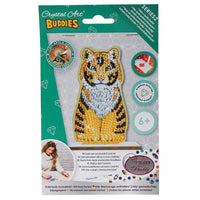 Luna Tiger Crystal Art Fantasy Buddies Kit Craft Buddy