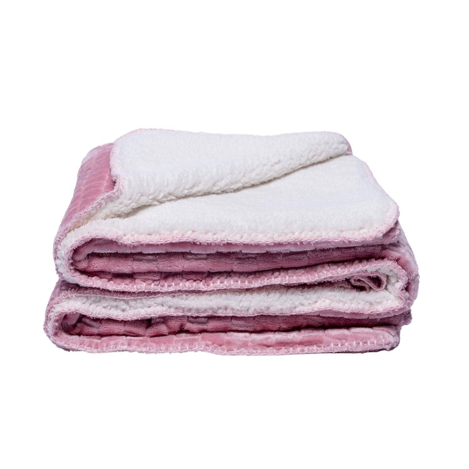 Family Textured Luxury Sherpa Pet Blanket (50" x 60") - BIG FRENCHIES