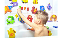 Foam Bath Toys Premium Educational Floating Bathtub Preschool Alphabet 52 Pcs - # BAGE11610004