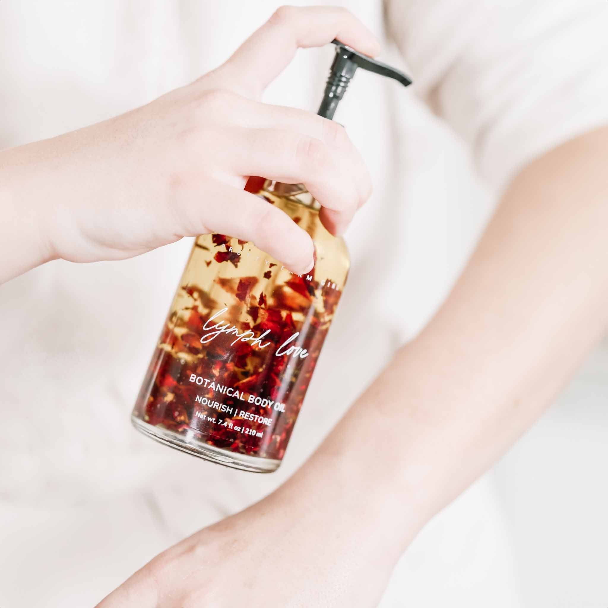 Lymph Love Natural Body Oil - Best for Lymphatic Massages - BIG FRENCHIES