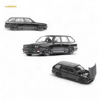 Mortal BMW E30 Cambered Full Black 1:64