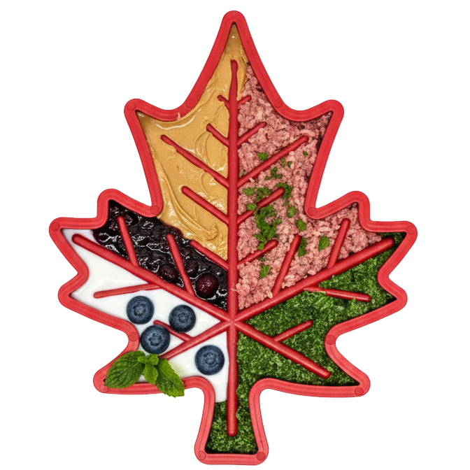 Canadian Maple Leaf Nylon Dog Chew Toy - Indestructible & USA Made - BIG FRENCHIES
