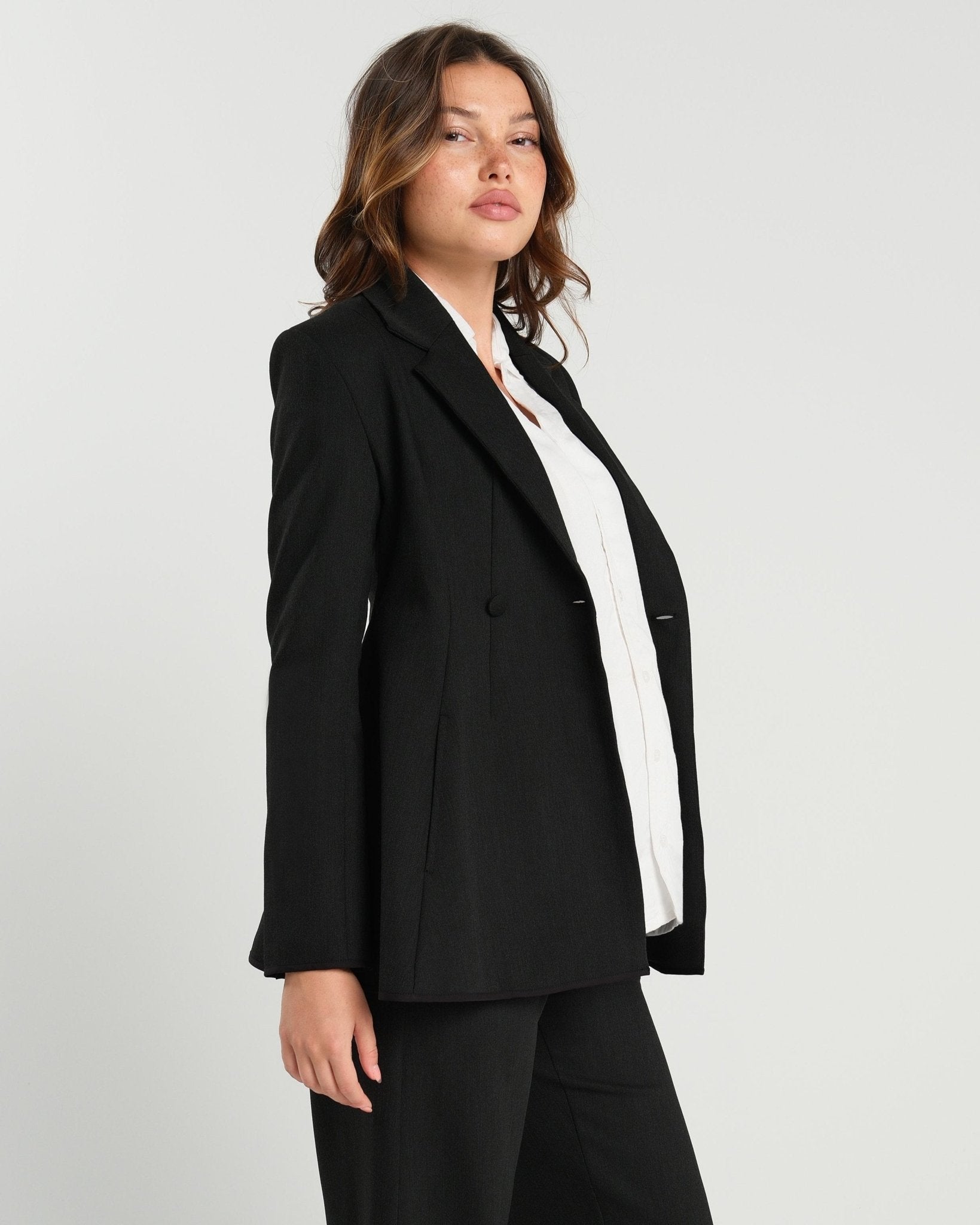 Nathalie Maternity Blazer (Regular & Petite) - BIG FRENCHIES
