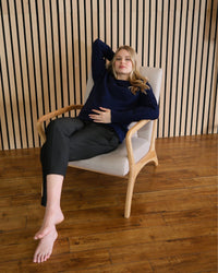 Button-Shoulder Maternity & Nursing Sweater w/Thumbhole Feature - BIG FRENCHIES