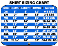 Custom Screen Print Raglan Shirt for Dogs Cats Pets