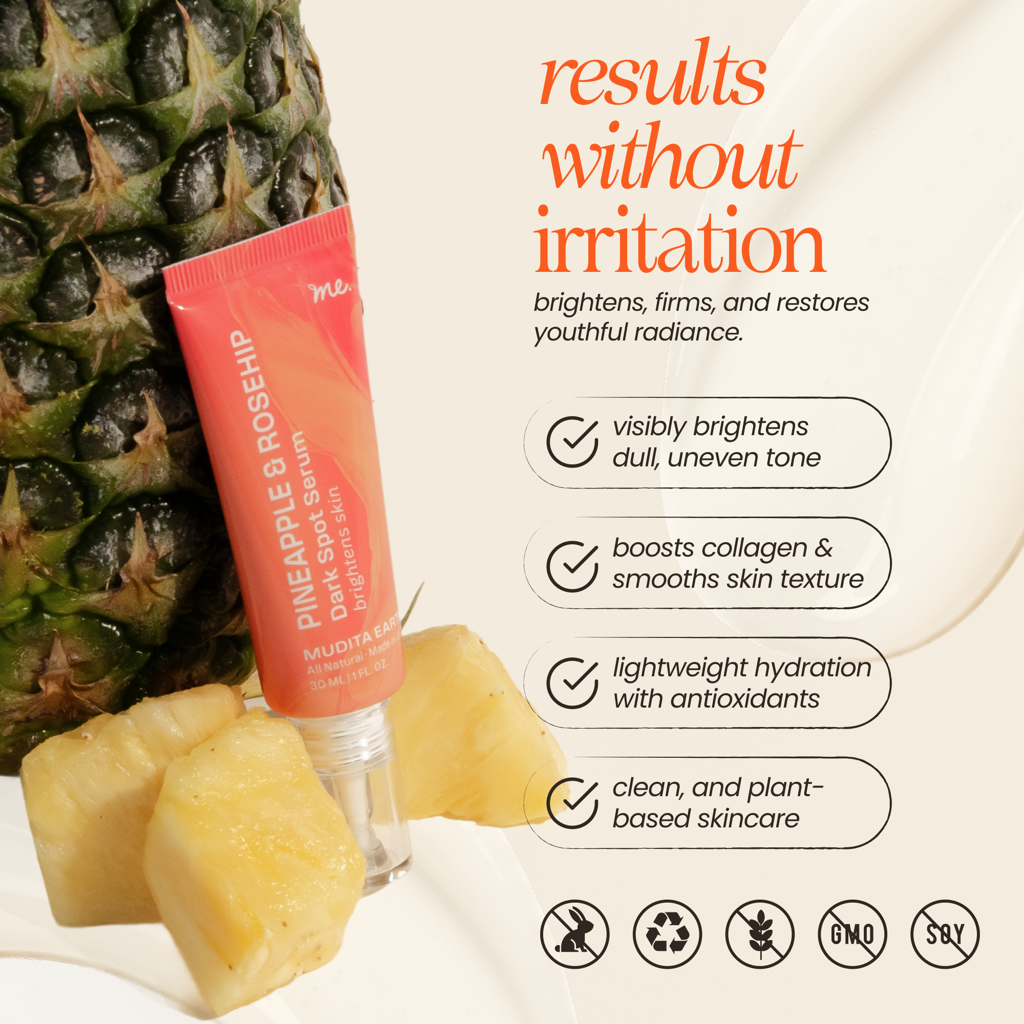 Pineapple & Rosehip Vitamin C Serum - BIG FRENCHIES