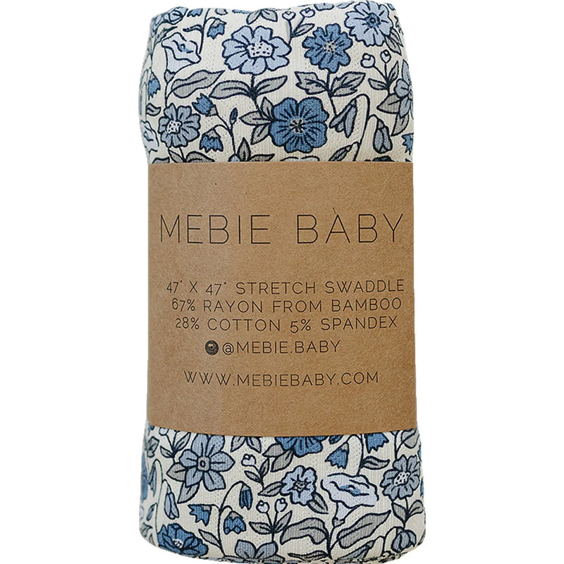 Bluebell Pointelle Bamboo Stretch Swaddle - BIG FRENCHIES
