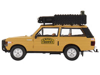 Range Rover with Roofrack Tan "Camel Trophy - Papua New Guinea Team USA" (1982) Limited Edition to 2400 pieces Worldwide 1/64 Diecast Model Car by Mini GT