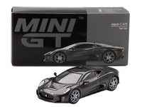 Jaguar C-X75 "Test Car" Black Carbon Limited Edition 1/64 Diecast Model Car by Mini GT