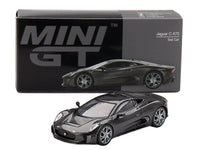 Jaguar C-X75 "Test Car" Black Carbon Limited Edition 1/64 Diecast Model Car by Mini GT