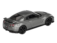 Nissan GT-R Nismo R35 CRS Version RHD (Right Hand Drive) Dark Metal Gray Metallic Limited Edition 1/64 Diecast Model Car by Mini GT
