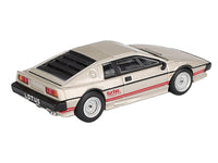 Lotus Esprit Turbo Silver Metallic with Red Stripes Limited Edition 1/64 Diecast Model Car by Mini GT