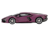 Lamborghini Revuelto Viola 30th Matt Purple Metallic Limited Edition 1/64 Diecast Model Car by Mini GT