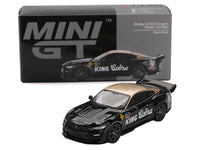 Shelby GT500 Dragon Snake Concept "King Cobra" Black with Gold Metallic Top Limited Edition 1/64 Diecast Model Car by Mini GT