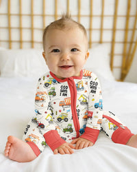 God Says I Am Boy Bamboo Convertible Zippy