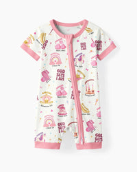 God Says I Am Girl Bamboo Shorty Zippy