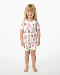 God Says I Am Girl Bamboo Two Piece Short Sleeve Shorts Pajama Set