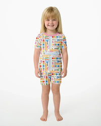 Craft Corner Bamboo Two Piece Short Sleeve Shorts Pajama Set