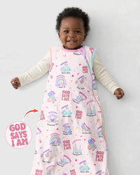 God Says I Am Girl Bamboo Sleep Bag