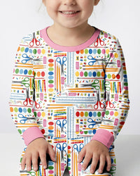 Craft Corner Bamboo Two Piece Long Sleeve Pajama Set