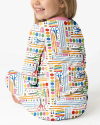 Craft Corner Bamboo Two Piece Long Sleeve Pajama Set