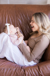 Little Breastfeeding Top - Americano Brown