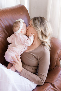 Little Breastfeeding Top - Americano Brown