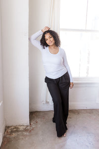 Little Breastfeeding Top - White