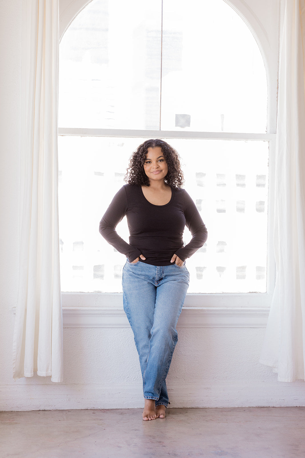 Little Breastfeeding Top - Black