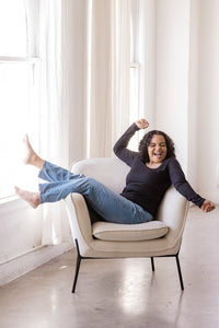 Little Breastfeeding Top - Black