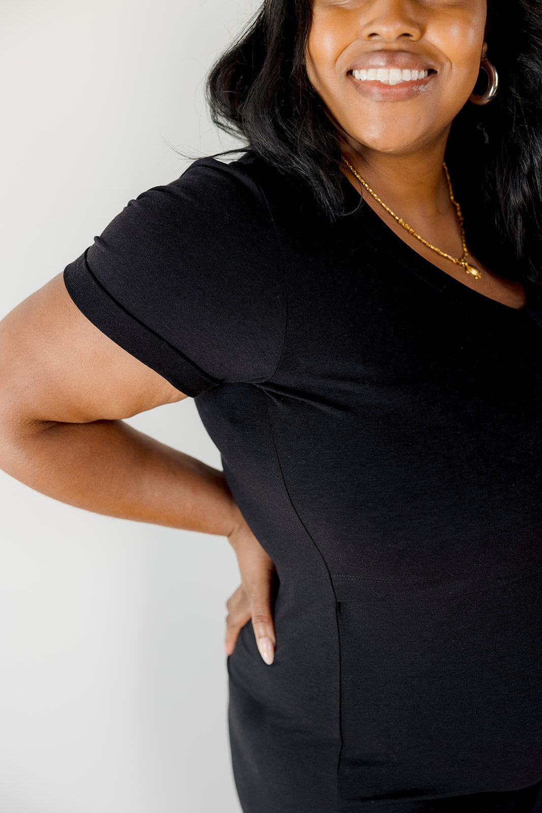 Everyday Breastfeeding Dress - Black