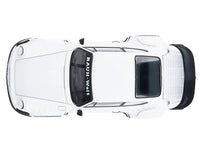 RWB 930 Matt White with Black Stripes 1/64 Diecast Model Car by Model Model