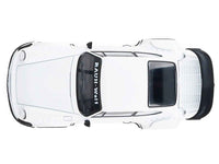 RWB 930 Matt White with Black Stripes 1/64 Diecast Model Car by Model Model