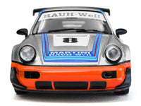 RWB 964 #8 "Ichiban Boshi - Martini Racing" Silver Metallic with Stripes 1/64 Diecast Model Car by Model Model