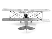 Model Kit De Havilland Tiger Moth Trainer Aircraft (Moderate Difficulty) Steel Model by Metal Earth