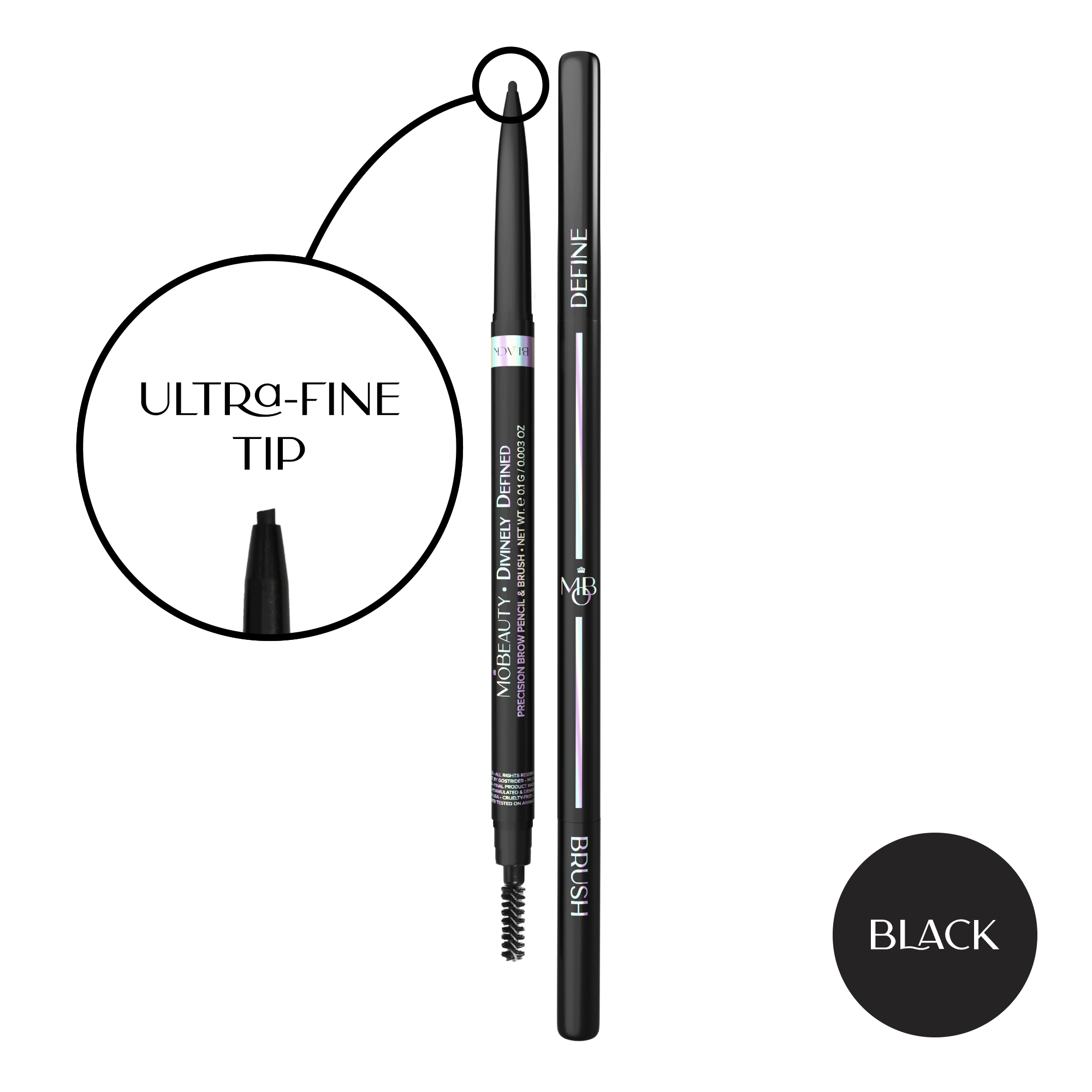 Divinely Defined | Precision Brow Pencil & Brush [THIN] - BIG FRENCHIES