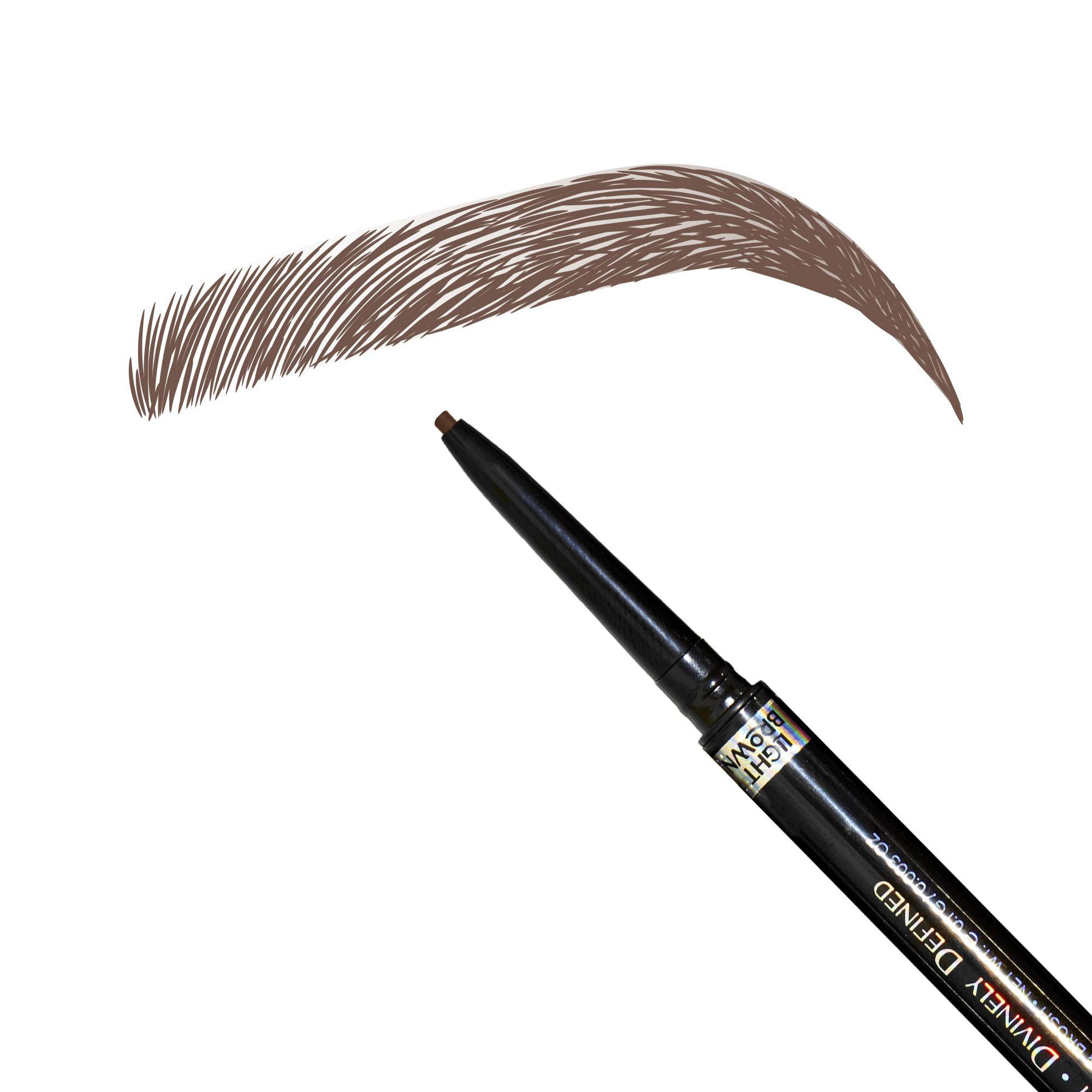 Divinely Defined | Precision Brow Pencil & Brush [THIN] - BIG FRENCHIES