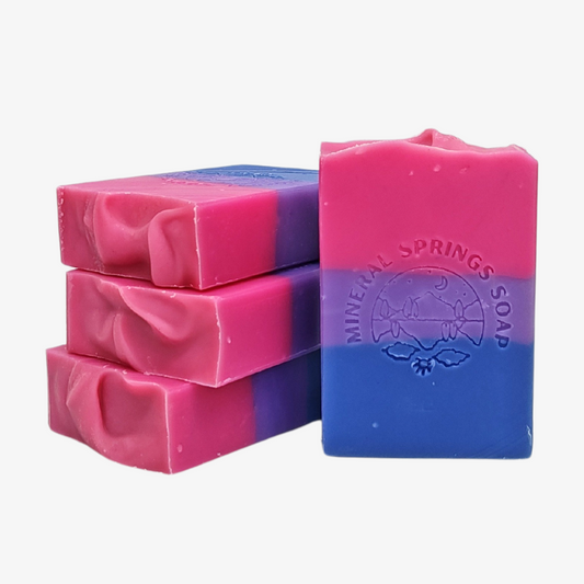Bisexual Pride Wild Berry Medley Handcrafted Soap - BIG FRENCHIES