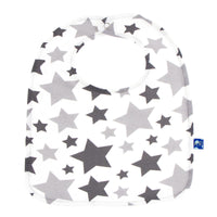 Bib Set in Feather/Rain Stars  Feather & Feather Contrast Stripe